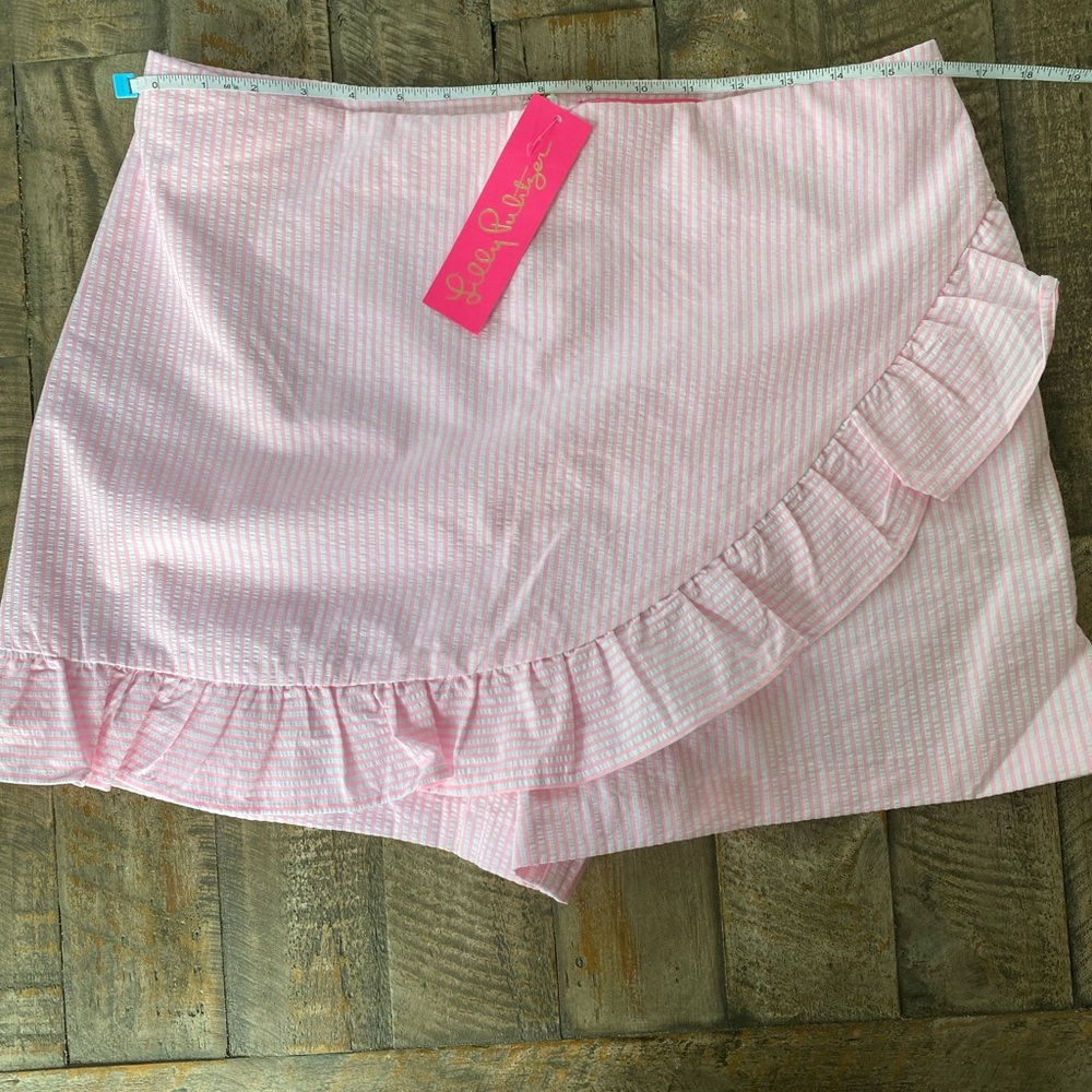 Lilly Pulitzer skort: Faye coral 12 - Picture 5 of 8
